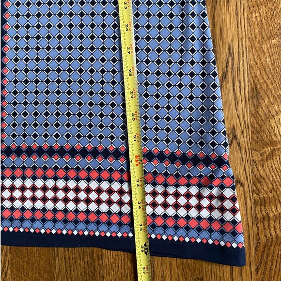 MAX EDITION Geometric Pattern Float Dress Size Small - Picture 12 of 12